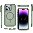 Carcasă cu ramă pentru iPhone 14 Pro, pentru MagSafe, verde