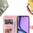 Cu clapetă pentru Realme C67, Mandala, roz rose gold