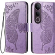 Cu clapetă pentru Vivo V50 Lite 4G / 5G, Butterfly, violet