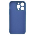 Husa pentru iPhone 15 Pro Max, Silicone Lite, albastru închis