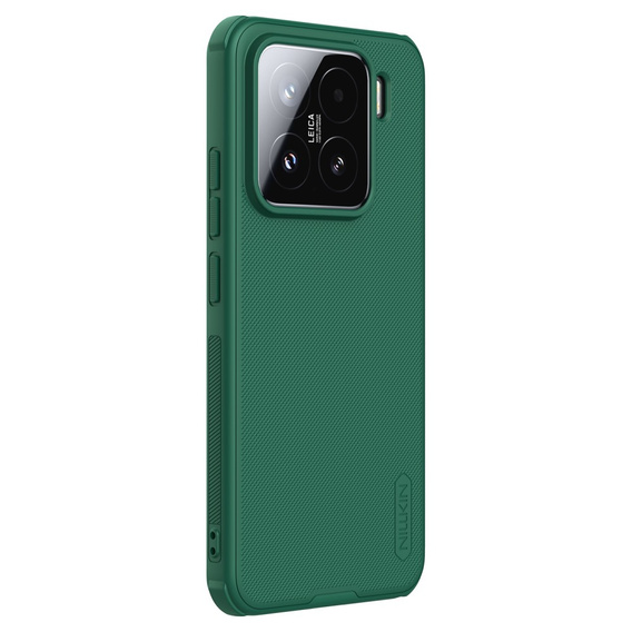 Husa NILLKIN pentru Xiaomi 15, Frosted Shield, pentru MagSafe, verde