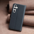 Cu clapetă pentru Samsung Galaxy A55 5G,BINFEN Wallet, negru