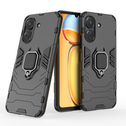 Huse pentru Xiaomi Redmi 13C / Poco C65, Kickstand Ring, negru