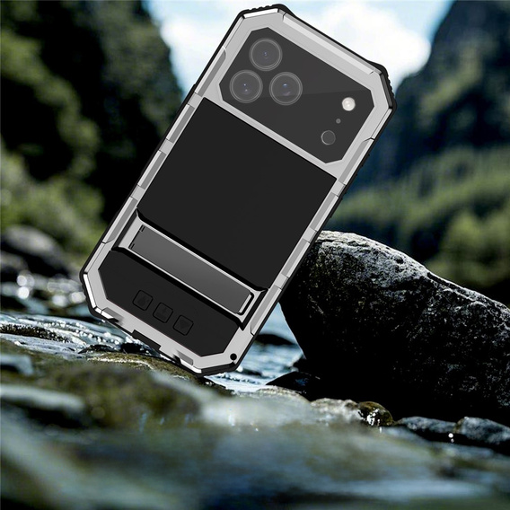 Carcasă blindată R-JUST cu suport pentru iPhone 17 Pro Max