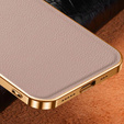 Huse pentru Samsung Galaxy S21 FE 5G, Cowhide Leather, roz