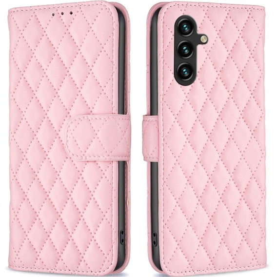 Cu clapetă pentru Samsung Galaxy A15, Wallet, BINFEN COLOR, roz