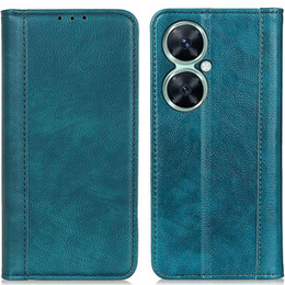 Huse pentru Huawei Nova 11i, Wallet Litchi Leather, verde