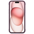 Husă pentru iPhone 15, ERBORD Armor Mag, maroon