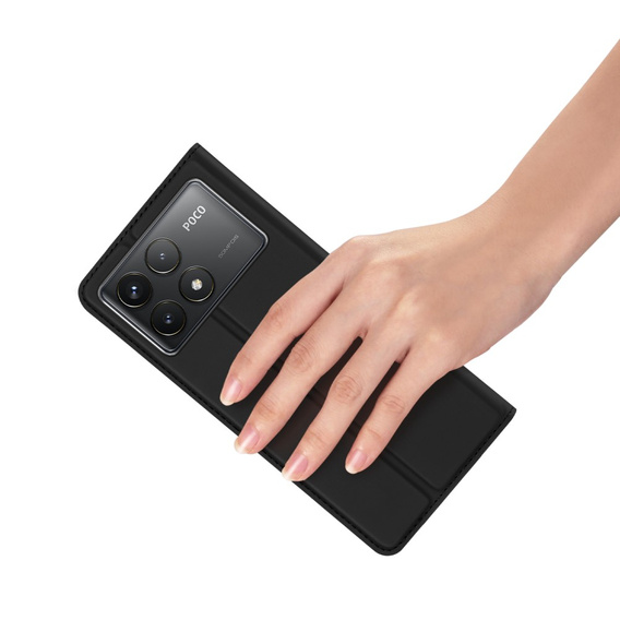 Dux Ducis Huse pentru Xiaomi Poco F6 Pro, Skinpro, negru