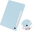 Husă pentru Samsung Galaxy Tab S10 FE+ Plus, Smartcase cu spațiu pentru stylus, albastru