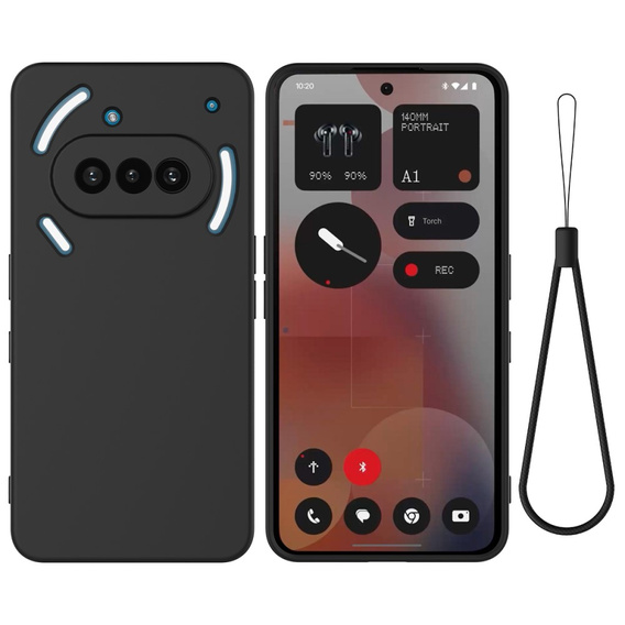 Husa pentru Nothing Phone 3a, Silicone Lite, negru