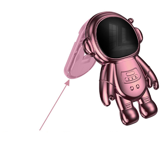 Husa pentru Samsung Galaxy A15 4G / 5G, Glitter Astronaut, roz