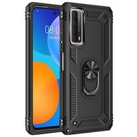 Husă blindată pentru Huawei P Smart 2021, Nox Case Ring, negru