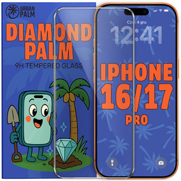 Sticlă temperată Diamond Palm pentru iPhone 17 Pro / 17 / 16 Pro