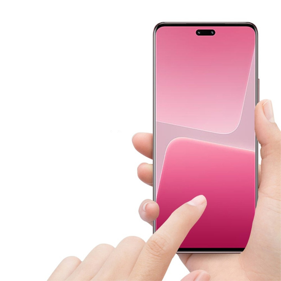 Mocolo Full Glue sticlă călită pentru Xiaomi 13 Lite, cadru negru