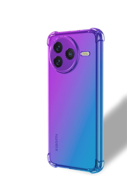 Husa pentru Xiaomi Poco F7 Pro, Gradient Dropproof, Violet / albastru