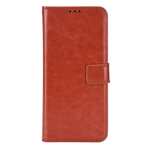 Cu clapetă pentru Oppo Reno 11F 5G, Crazy Horse Wallet, maro