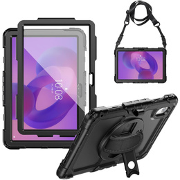 Husa blindată pentru Lenovo Tab M11, carcasă de protecție 360 cu slot pentru stylus, negru