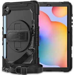 Husa blindată pentru Samsung Galaxy Tab S6 Lite 2020 P610/P615 / S6 Lite 2022 10.4, carcasă de protecție 360 cu slot pentru stylus, albastru