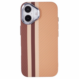 Carcasa pentru iPhone 16 Plus, Carbon Fiber MagSafe, galben
