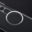 Husă din fibră de carbon SULADA pentru MagSafe pentru Samsung Galaxy Z Fold6 5G, negru