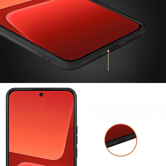 Huse pentru Xiaomi 13, Leather Hybrid MagSafe, negru