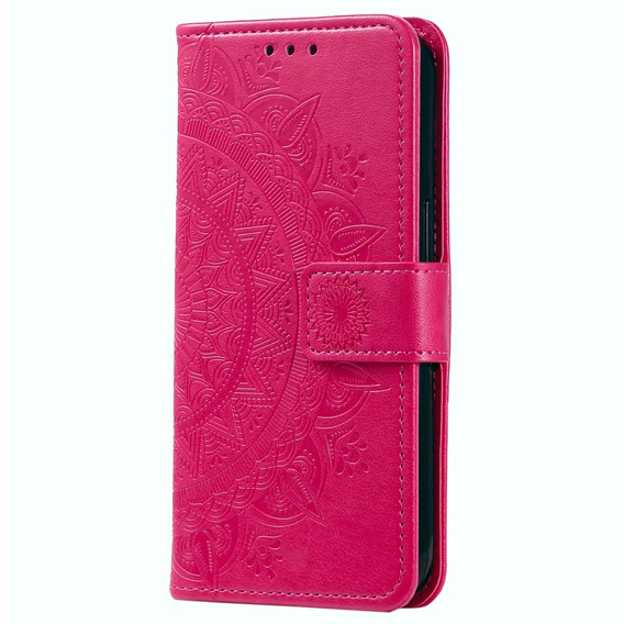 Cu clapetă pentru Samsung Galaxy A35 5G, Mandala, roz