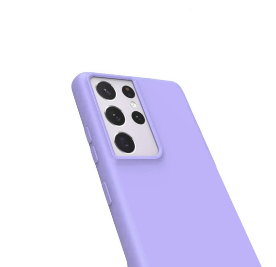 Husa pentru Samsung Galaxy S21 Ultra, Silicone Lite, lavanda