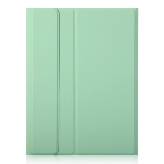 Carcasă + tastatură iPad 10.9 2022 10 Gen, TouchPad Pen Slot, verde deschis