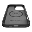 Carcasa Spigen pentru iPhone 16 Pro, Enzo Aramid MagSafe, negru carbon / argintiu + 9H Tempered Glass