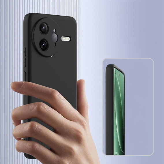 Huse pentru Xiaomi Poco F7 Ultra, Silicone MagSafe, negru