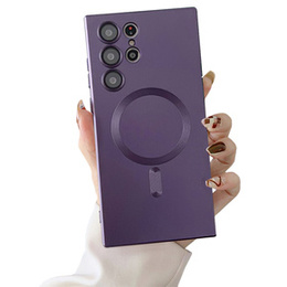 Husă pentru Samsung Galaxy S24 Ultra, ColorMag, pentru MagSafe, violet