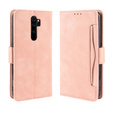 Cu clapetă pentru Xiaomi Redmi Note 8 Pro, Card Slot, roz