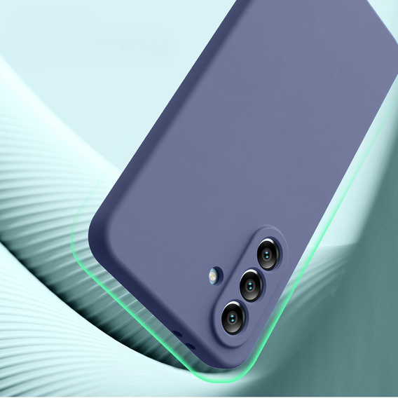 Husa pentru Samsung Galaxy A56 5G, Silicone Lite, albastru închis