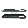 Carcasă Spigen pentru iPhone 17 Pro Max, Silicone Fit MagSafe, Abyss Green