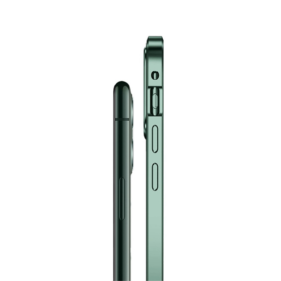 Husa pentru iPhone 11 Pro, Magnetic Dual Glass, verde