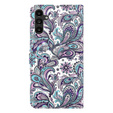 Cu clapetă pentru Samsung Galaxy A14 4G/5G, Wallet, violet