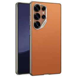 Huse pentru Samsung Galaxy S25 Ultra, GKK Leather, portocaliu