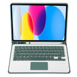 Carcasă + tastatură iPad 10.9 2022 10 Gen, TouchPad Pen Slot, verde închis