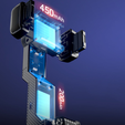 Blavec Selfie Stick Aluminium Fusion P07 cu MagSafe, lumini LED și telecomandă