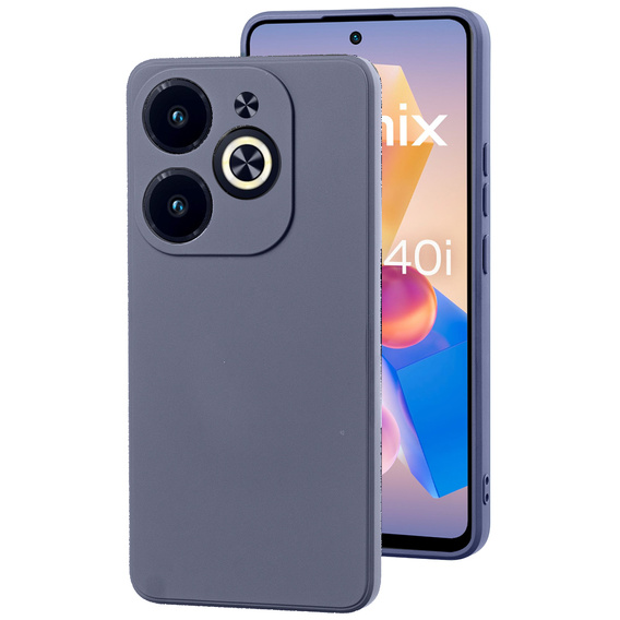 Husa pentru Infinix Hot 40i, Silicone Lite, lavanda