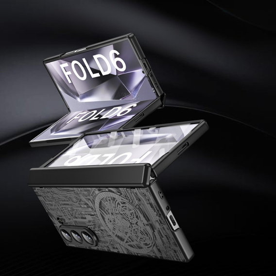 Husă pentru Samsung Galaxy Z Fold6 5G, Mechanical Legend, negru