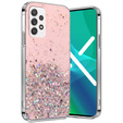 Huse pentru Samsung Galaxy A32 5G, Glittery, roz