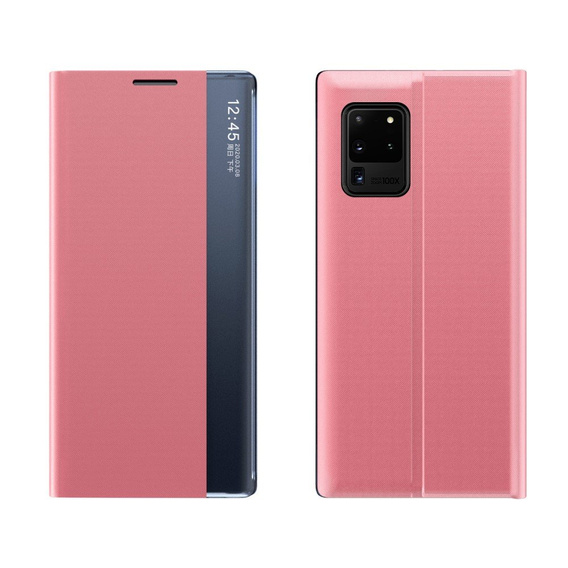 Husă cu clapetă pentru Samsung Galaxy A72 5G, Side View, roz