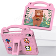 Husă pentru copii pentru iPad mini 8.3" 2021 (6 gen.) / iPad mini 8.3" 2024 (7 gen.), Cute Patterns, cu suport, roz