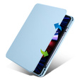 Husă pentru iPad Pro 11" 2022/2021/2020 (4/3/2 gen.), cu spațiu pentru stylus, rotativ la 360 °, albastru