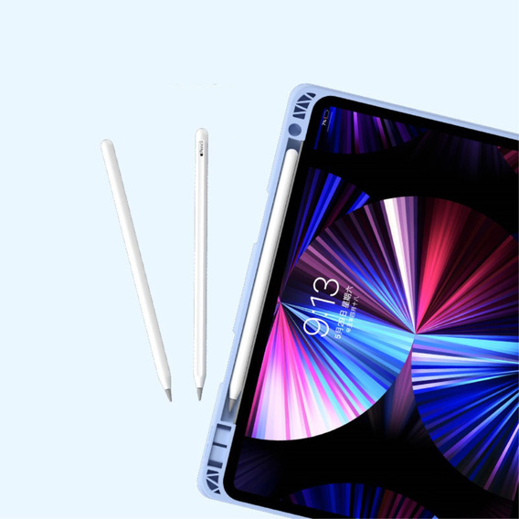 Carcasă + tastatură iPad Air 10.9 4 2020 / 5 2022, Touchpad, albastru