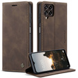 Husa CASEME pentru Samsung Galaxy M33 5G, Leather Wallet Case, maro