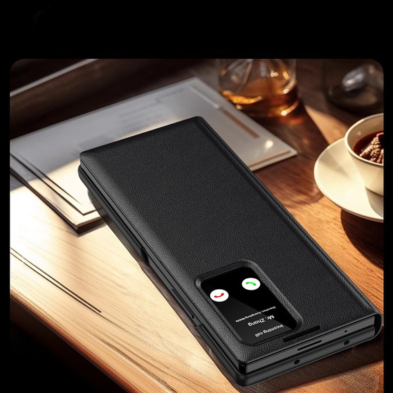 Husă cu clapetă pentru Samsung Z Fold6 5G, Smart View Wallet, negru