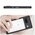 Carcasă pentru Google Pixel 7 5G, Fusion Hybrid, cu protecție pentru camera foto, transparent / negru